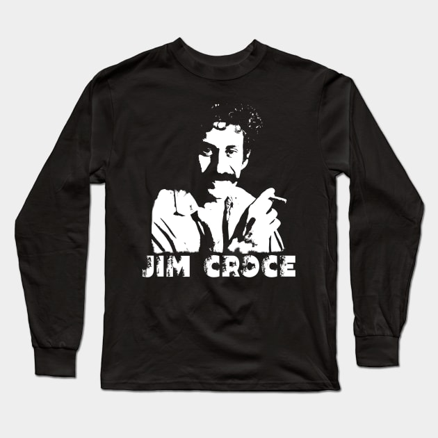 Jim croce vintage Long Sleeve T-Shirt by Zby'p